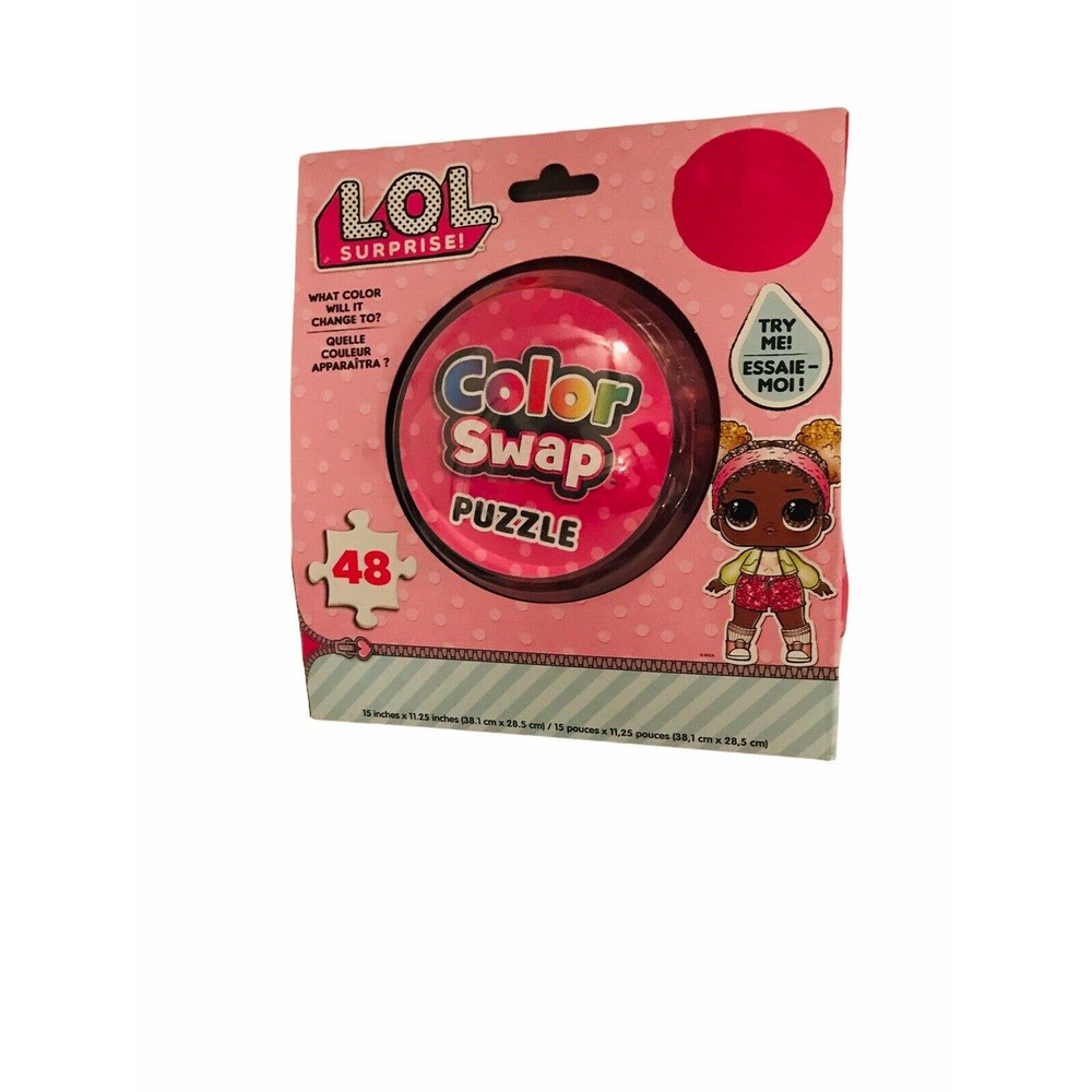 LOL Surprise Color Swap 48 Piece Color Changing Puzzle NEW/ Factory Sealed